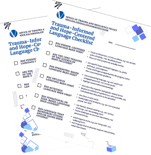 Trauma-Informed and Hope-Centered Language Checklist